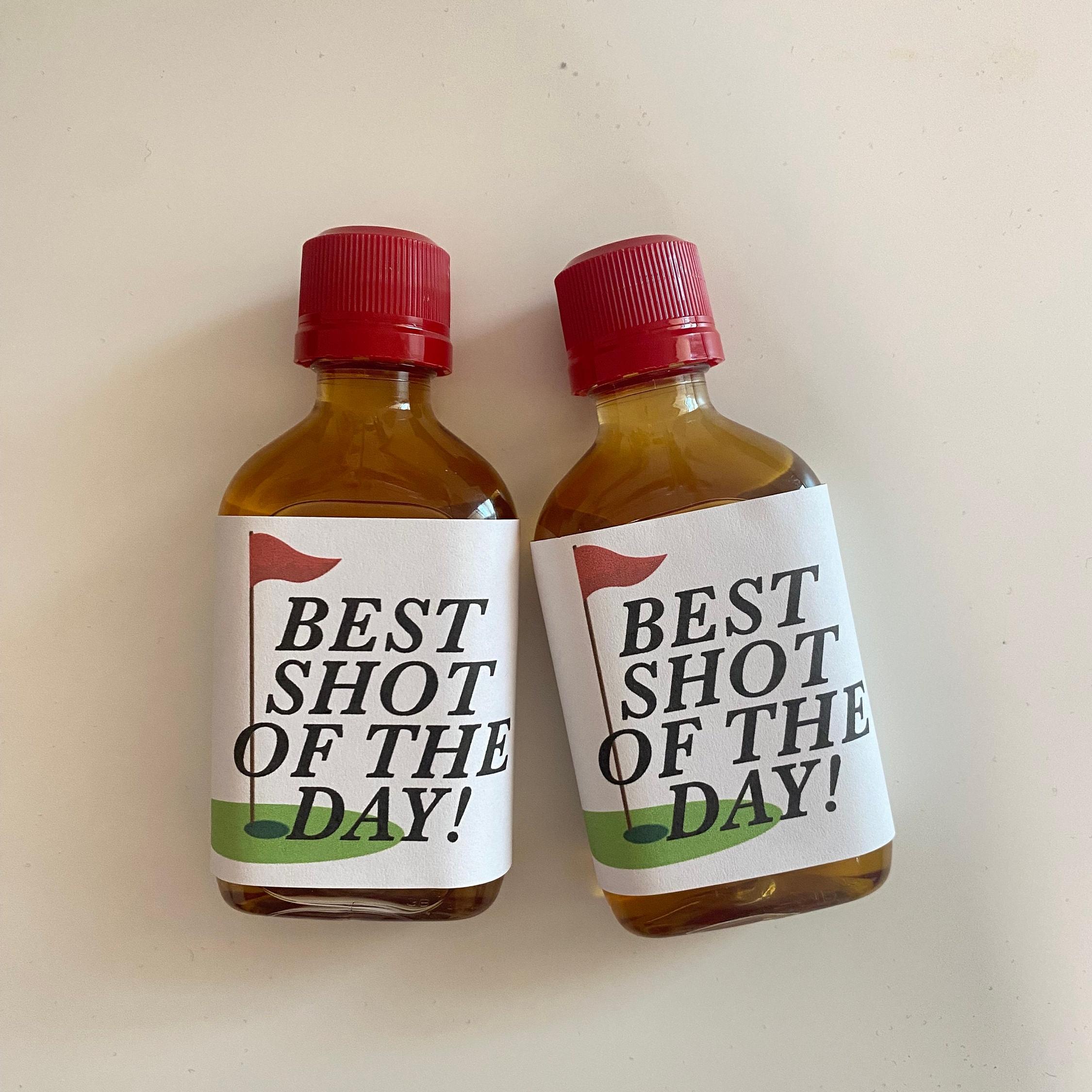 Shot Labels for Golf Party | Golf Bachelor Party Decor