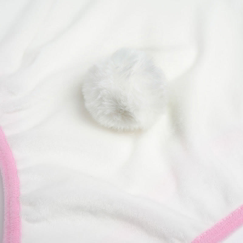 Cosplay Bunny Embroidery Colorblock Jumpsuit Lingerie