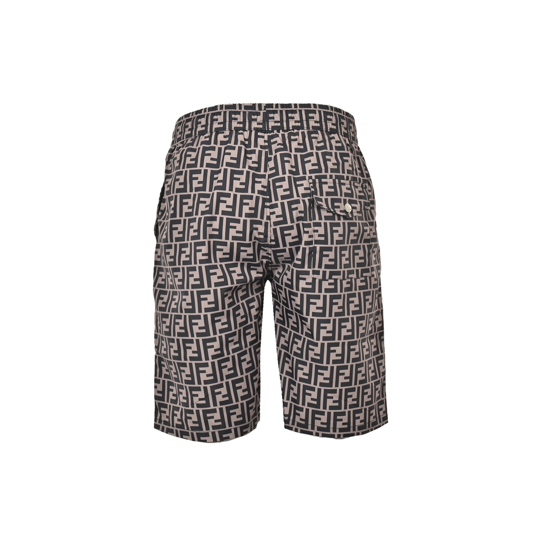 Fendi Classic FF Full Indonesian Dragon Shorts
