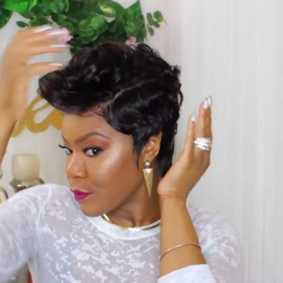 New Fashion Pixie  Basic Cap Wig