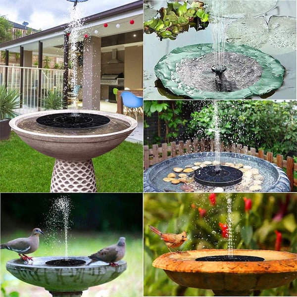 DIY Outdoor Bird Bath Fountain Pump
