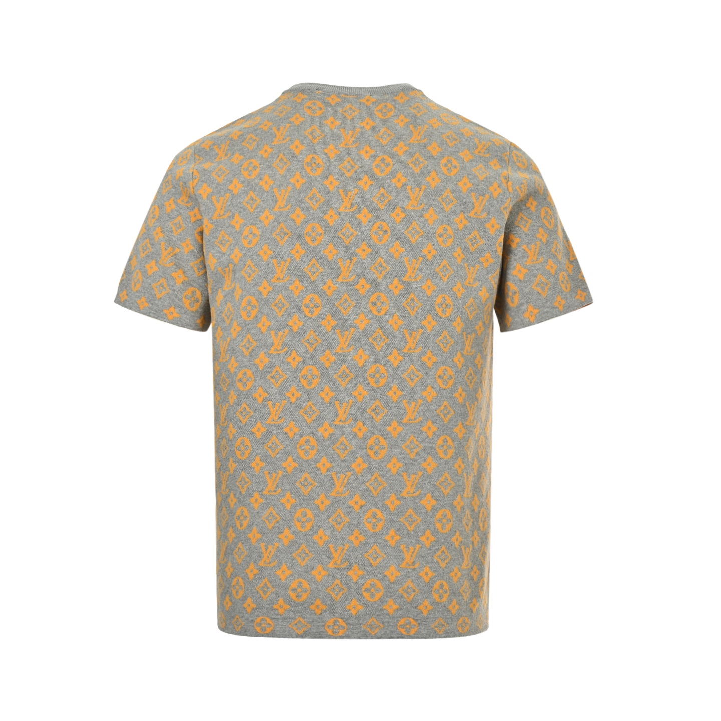 Louis Vuitton 25ss all-over monogram logo knitted short-sleeved shirt