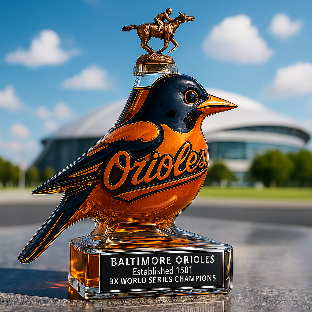 Baltimore Orioles Commemorative Whiskey Bottle