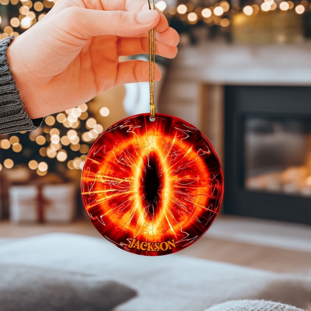 Eye of Sauron Christmas Ornament