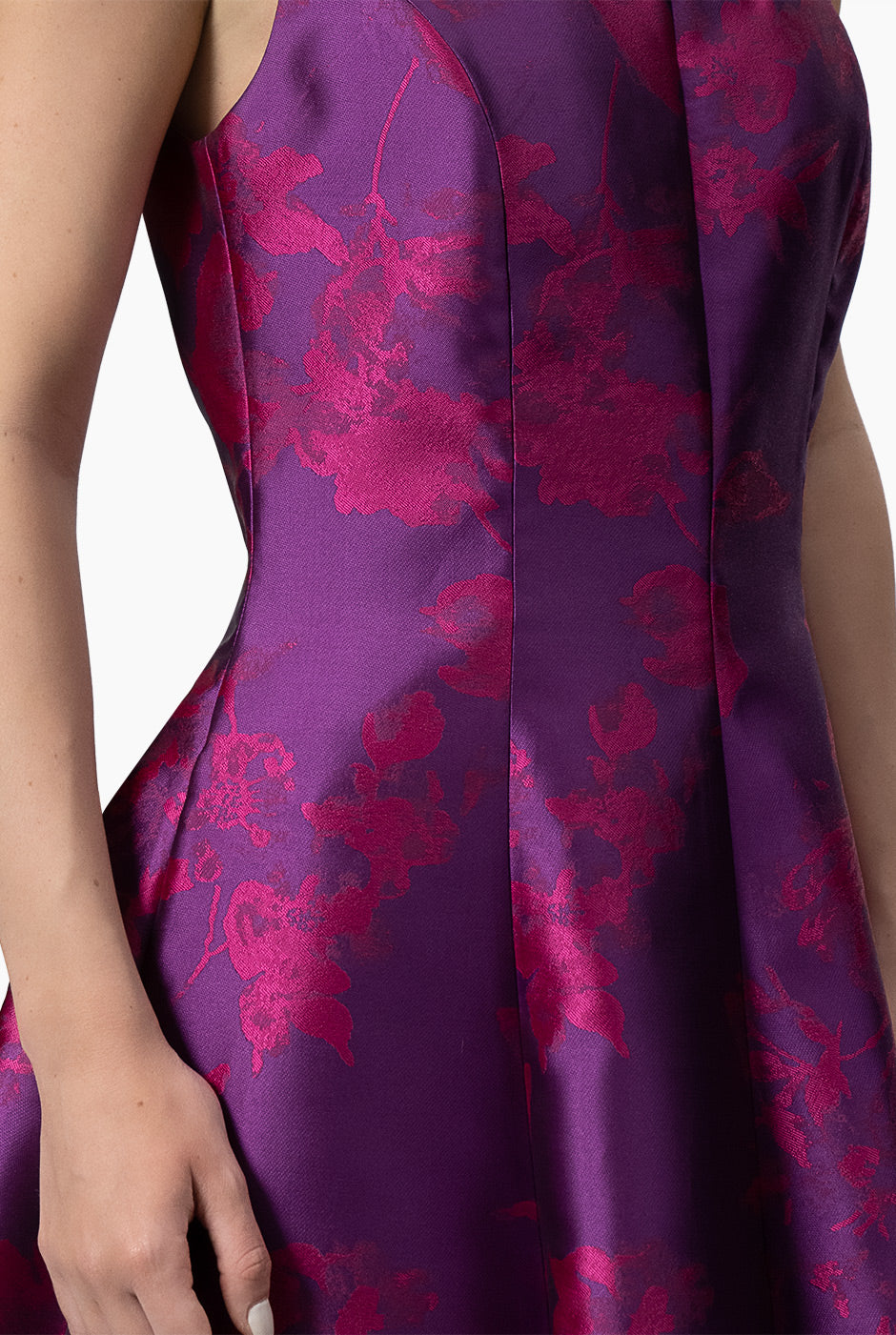 Vestido estampado linea A