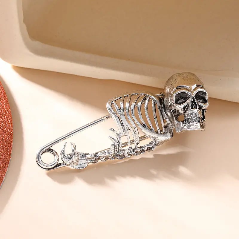 2024 New Mystical Skull Pin Brooch - Gothic Style Jewelry