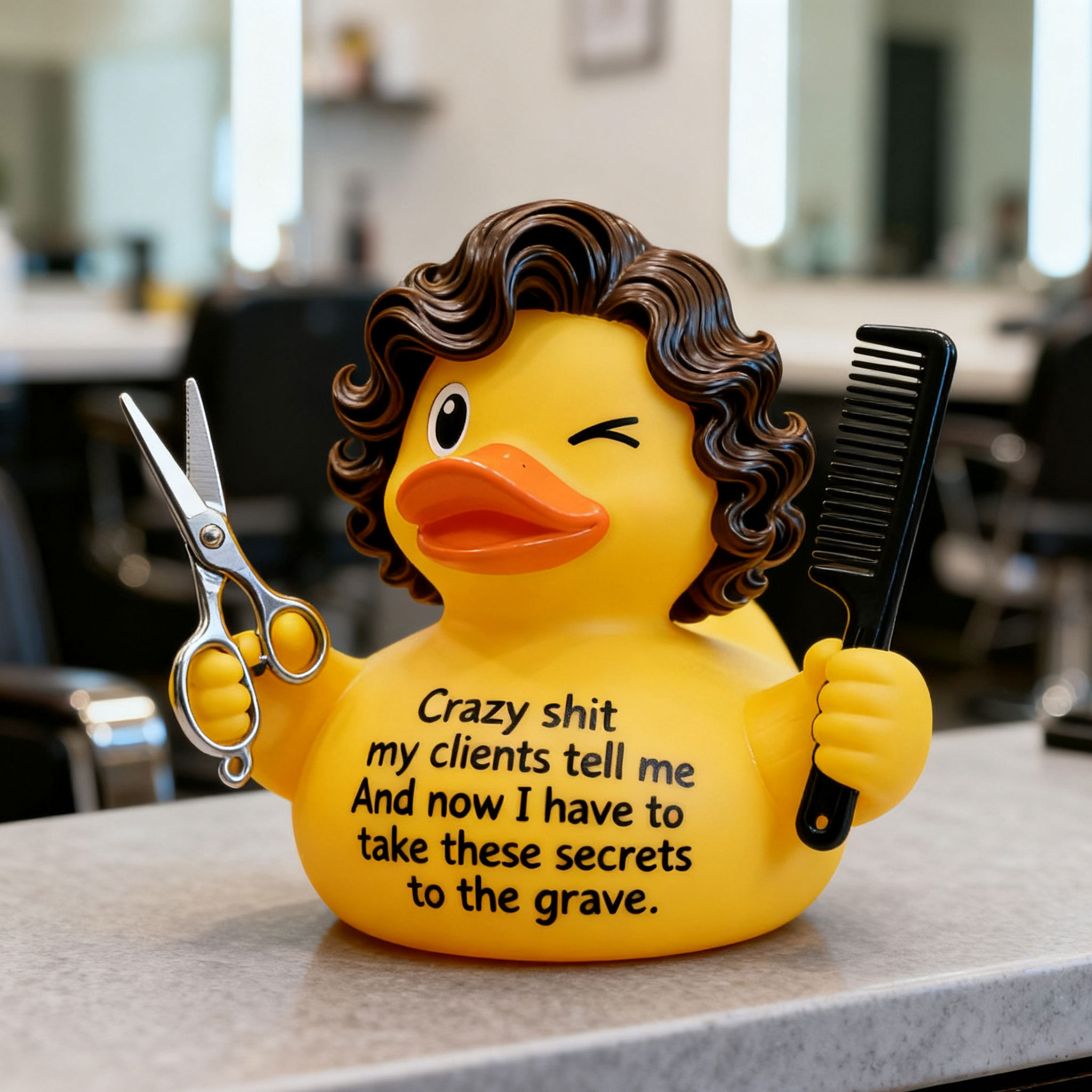 💇“I MAKE BITCHES BEAUTIFUL” Hairstylist Duck