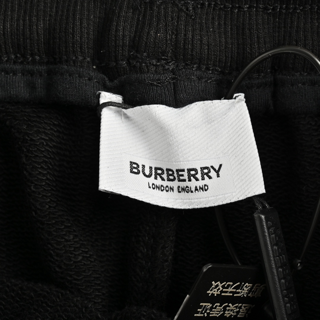 Burberry 24Fw red TB embroidered trousers