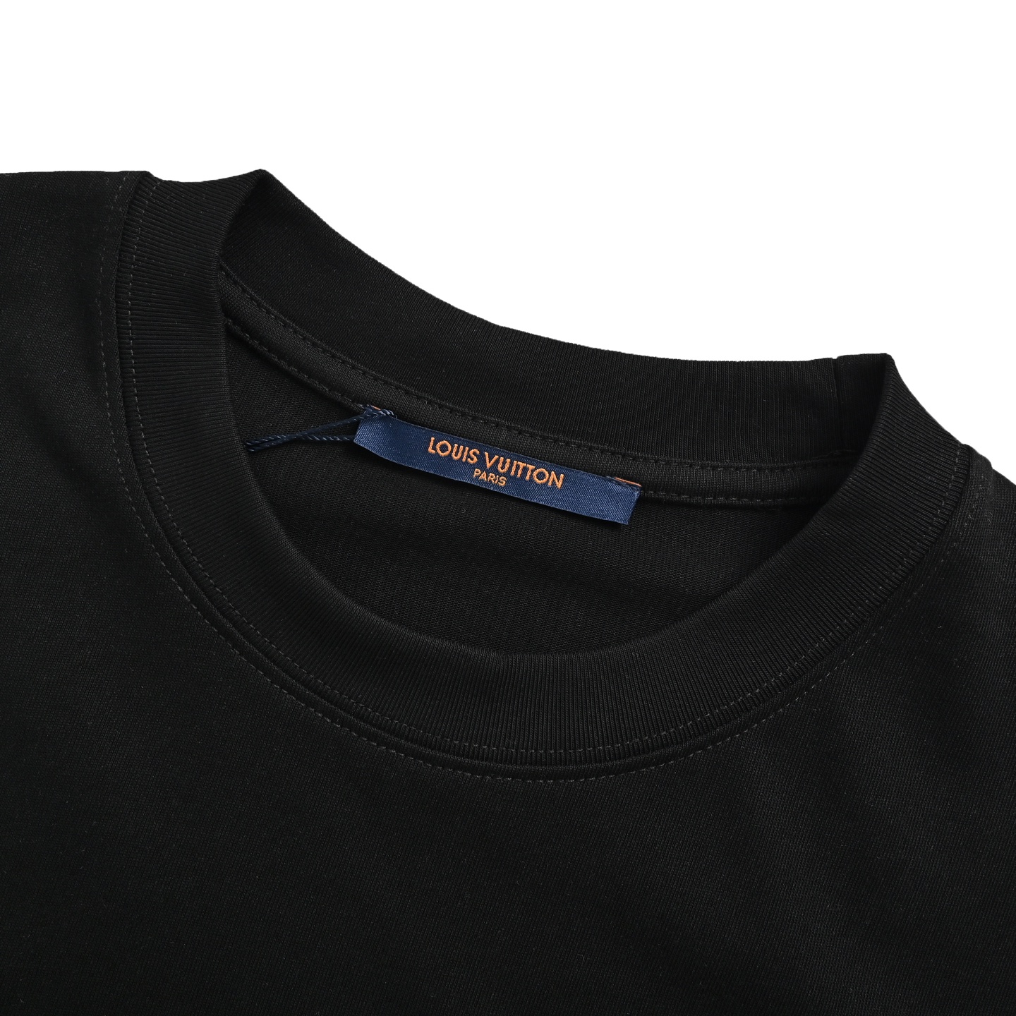 Louis Vuitton 25ss crayon hand-painted graffiti large logo short sleeve