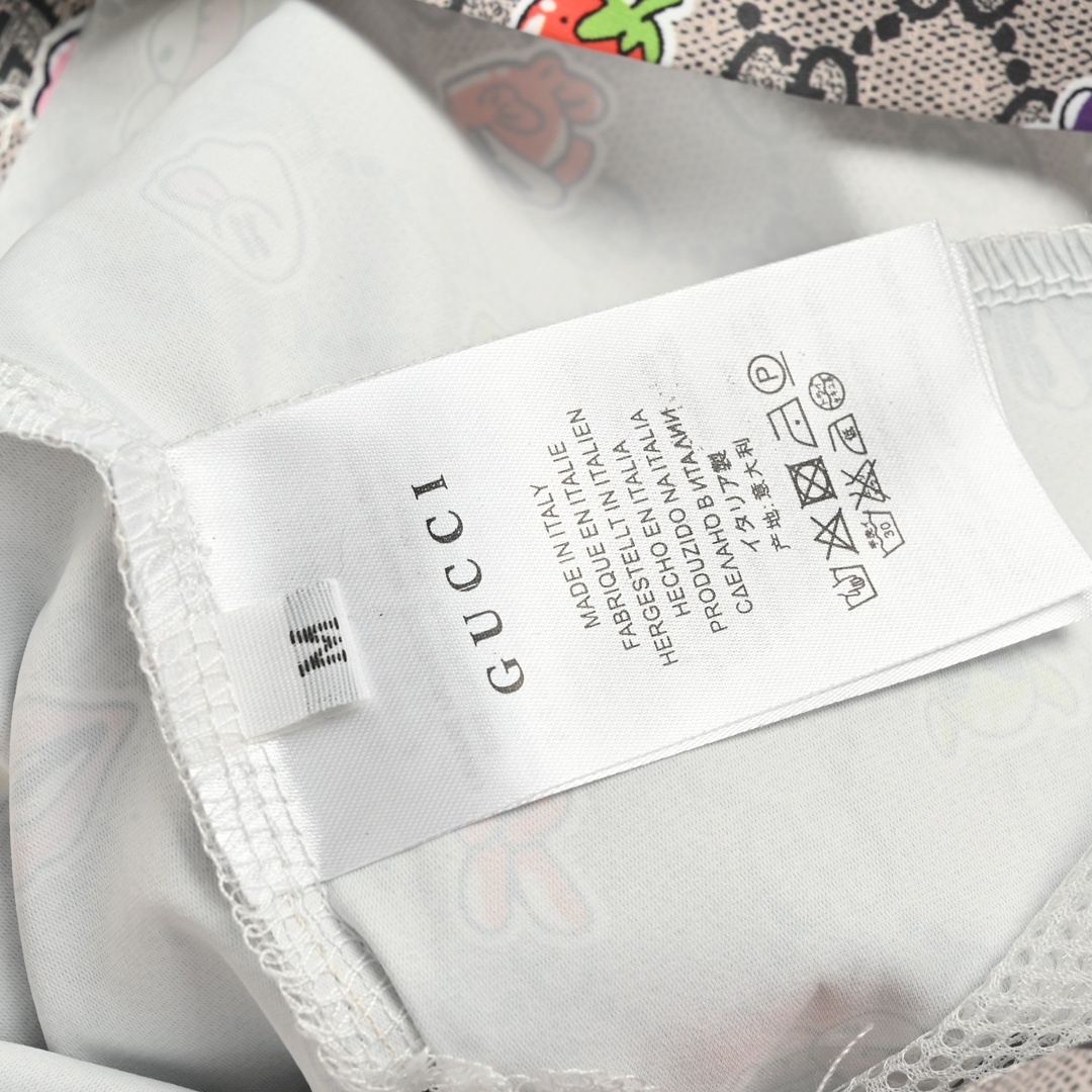 Gucci 24ss all over printed double G cartoon element beach shorts