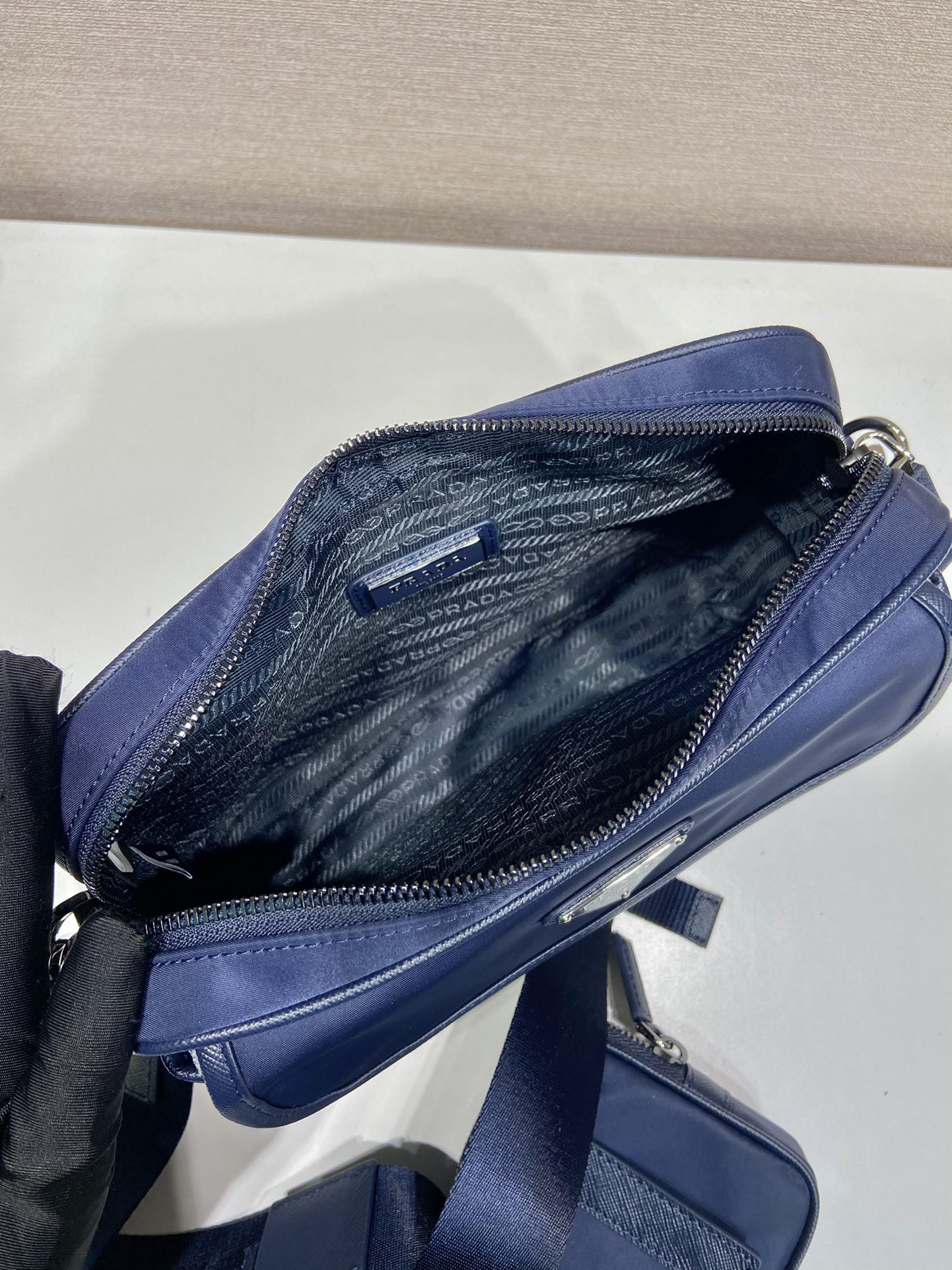 Prada Nylon Messenger Bag 2VH133B
