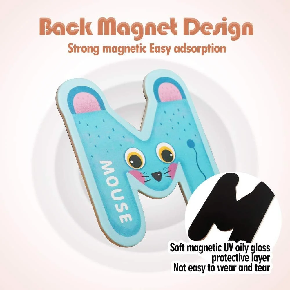 👍Last Day Promotion 50% OFF 💥 Animal-shaped Magnetic Alphabet ✨ BUY 2 FREE SHIPPING