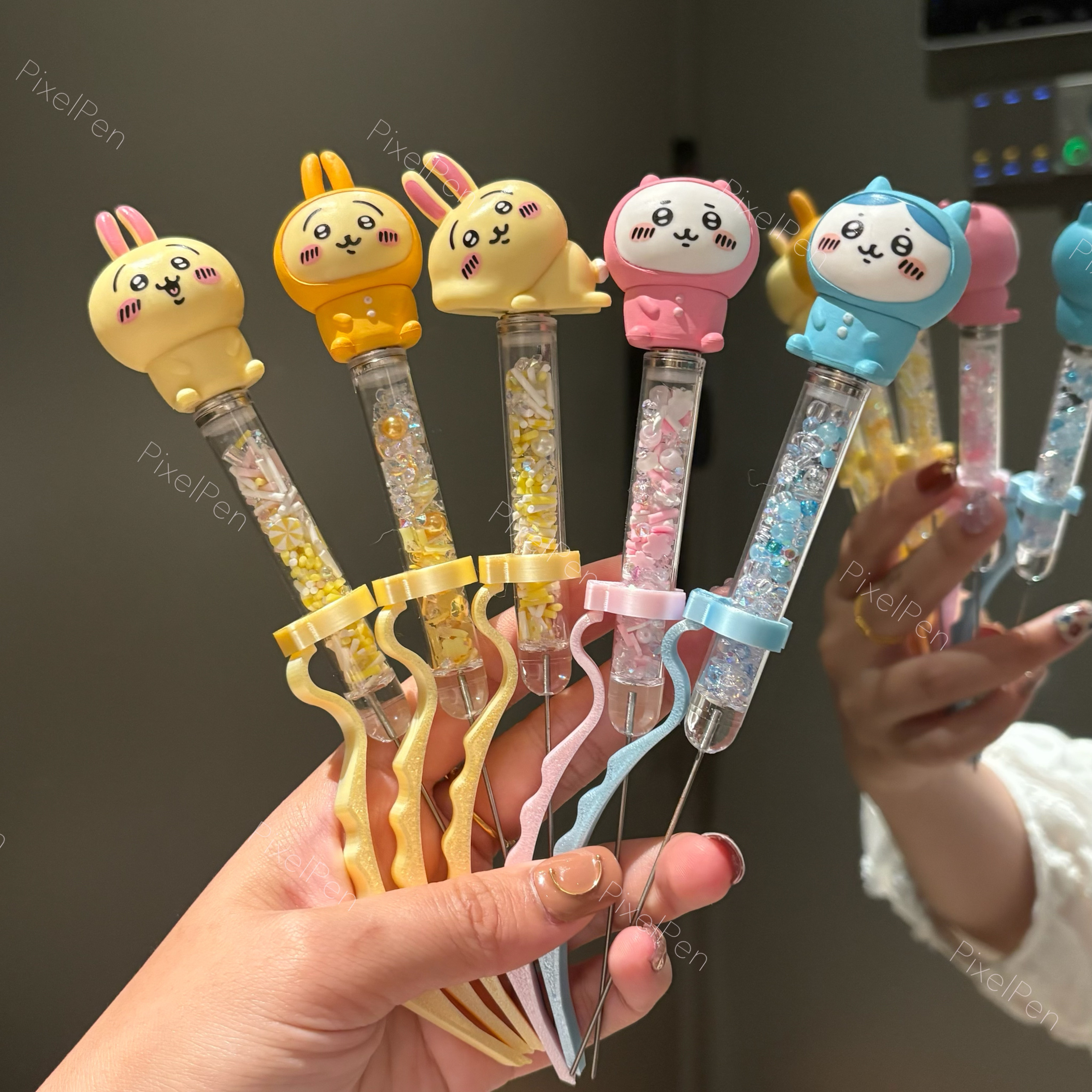 【5mm】PixelPen Magnetic Grip Piecing Bean Pen Tool 5mm for big beans | Chiikawa