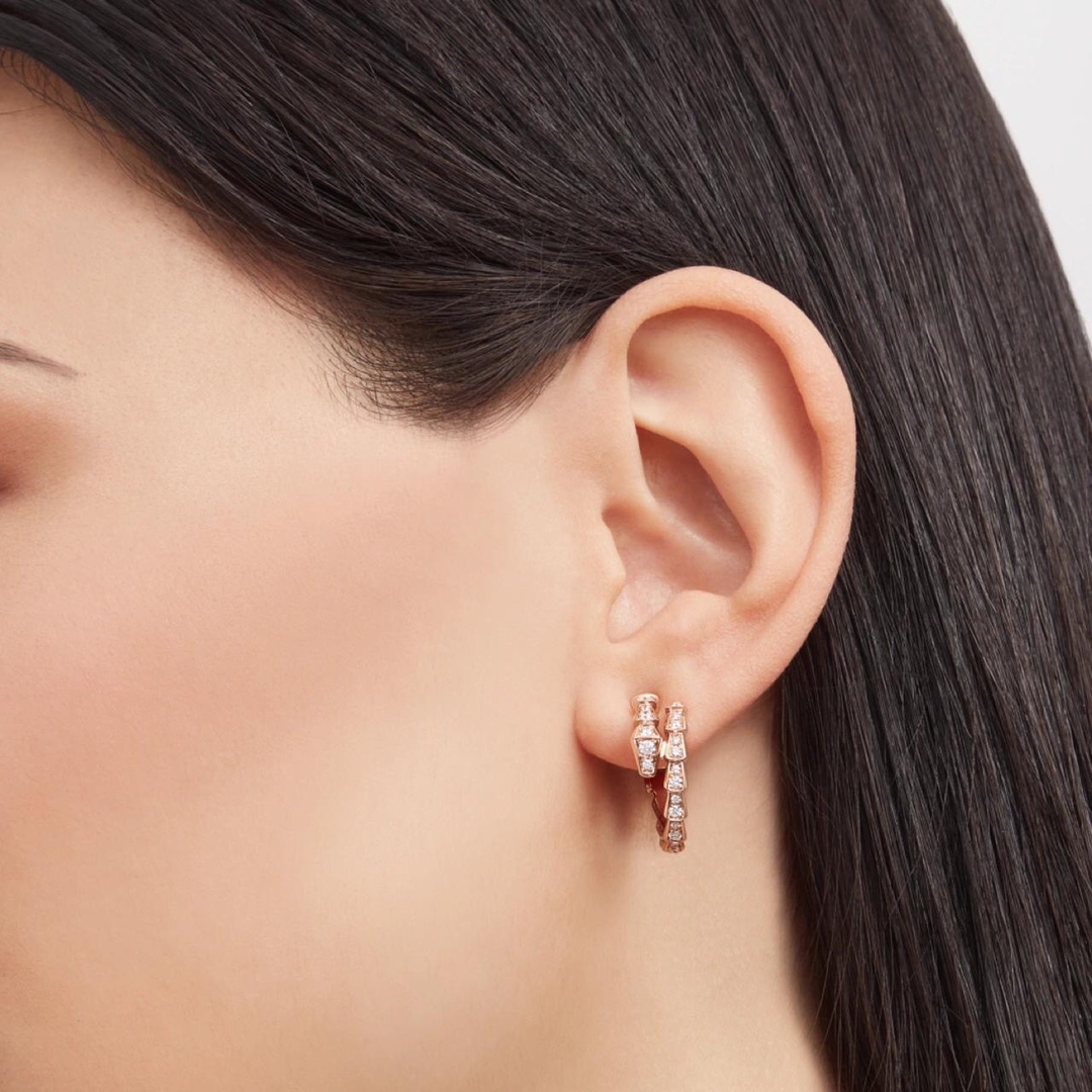 Bulgari snake earrings