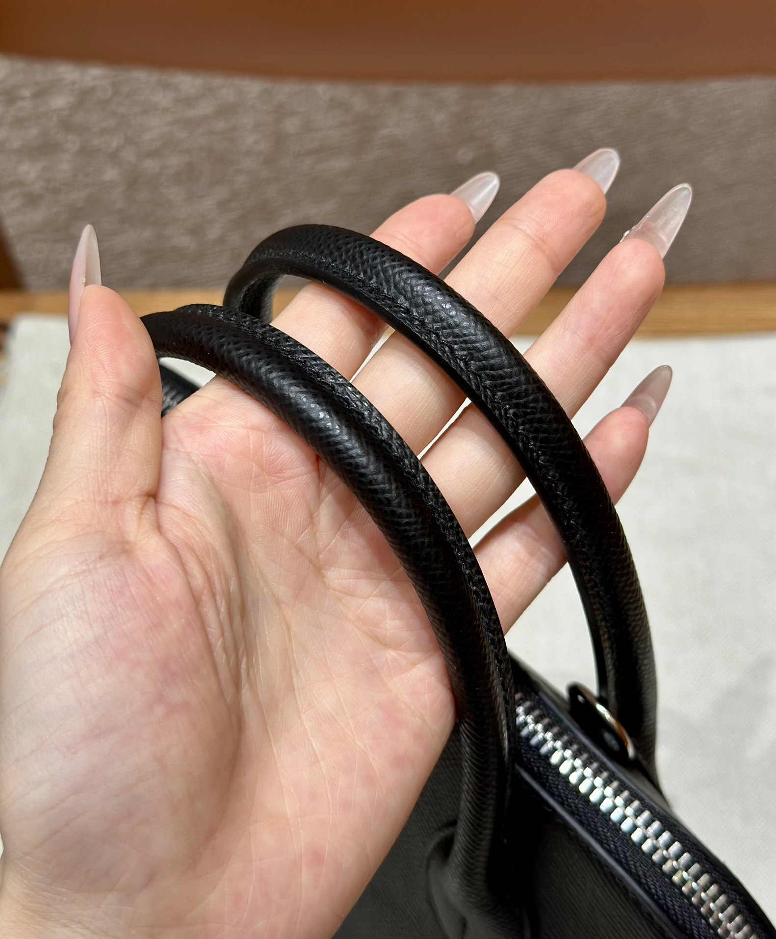 Hermes Bolide ck89Black Handbag (Handmade to order)