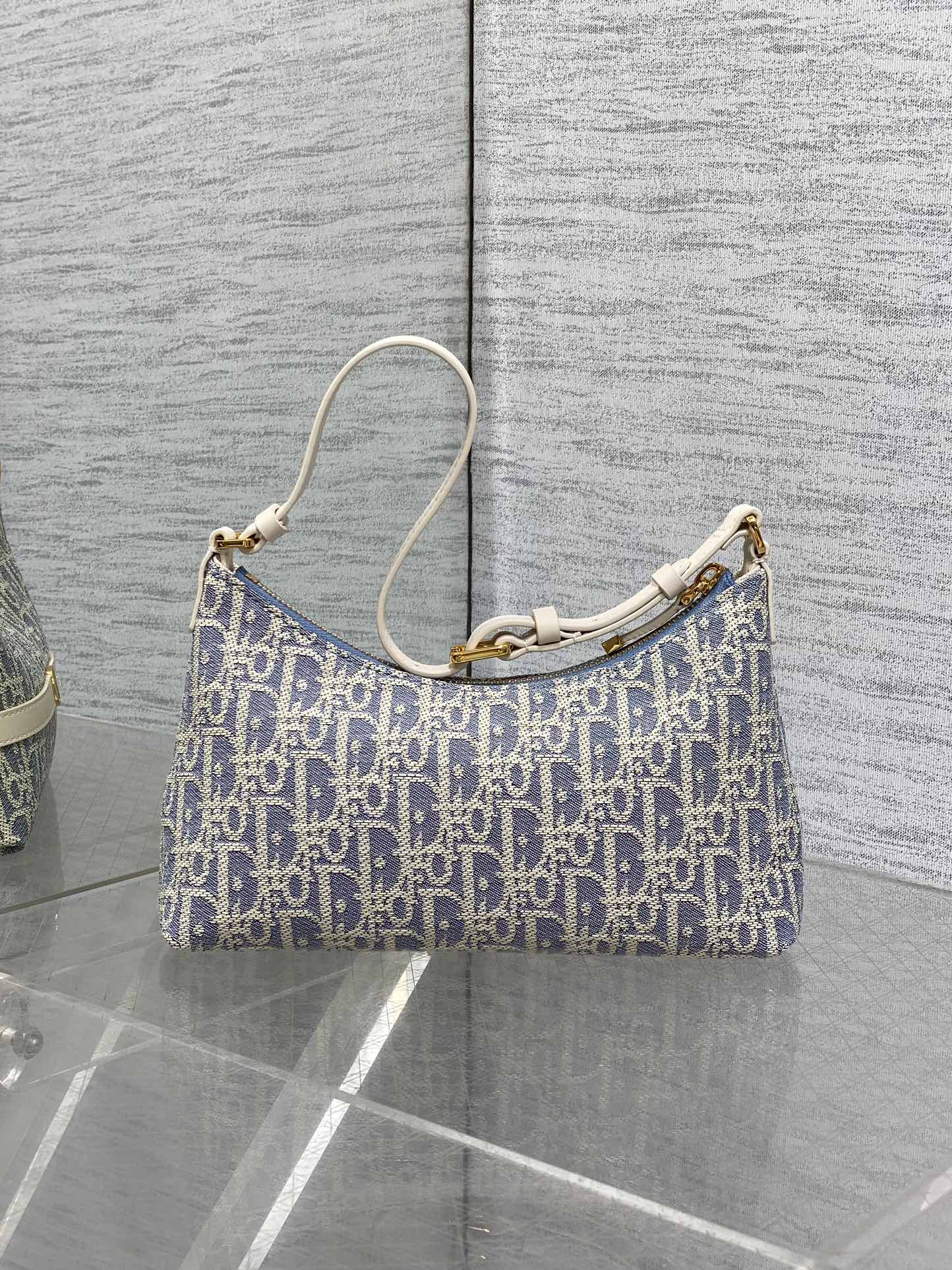 Dior Miss Caro Raffia Series Underarm Bag