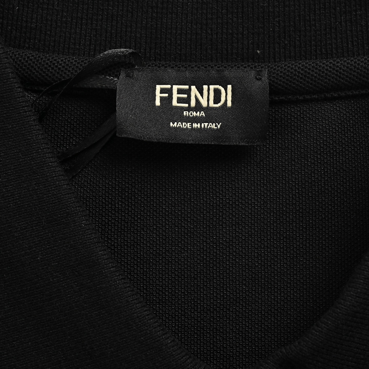 Fendi 25ss FF zipper pocket Polo short sleeve