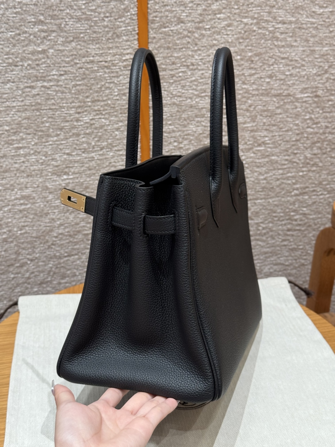 Hermès Birkin 89Noir Handbag (Handmade to Order)