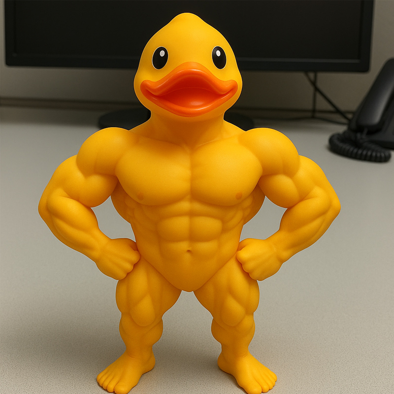 Meet the Strong Muscle Duck