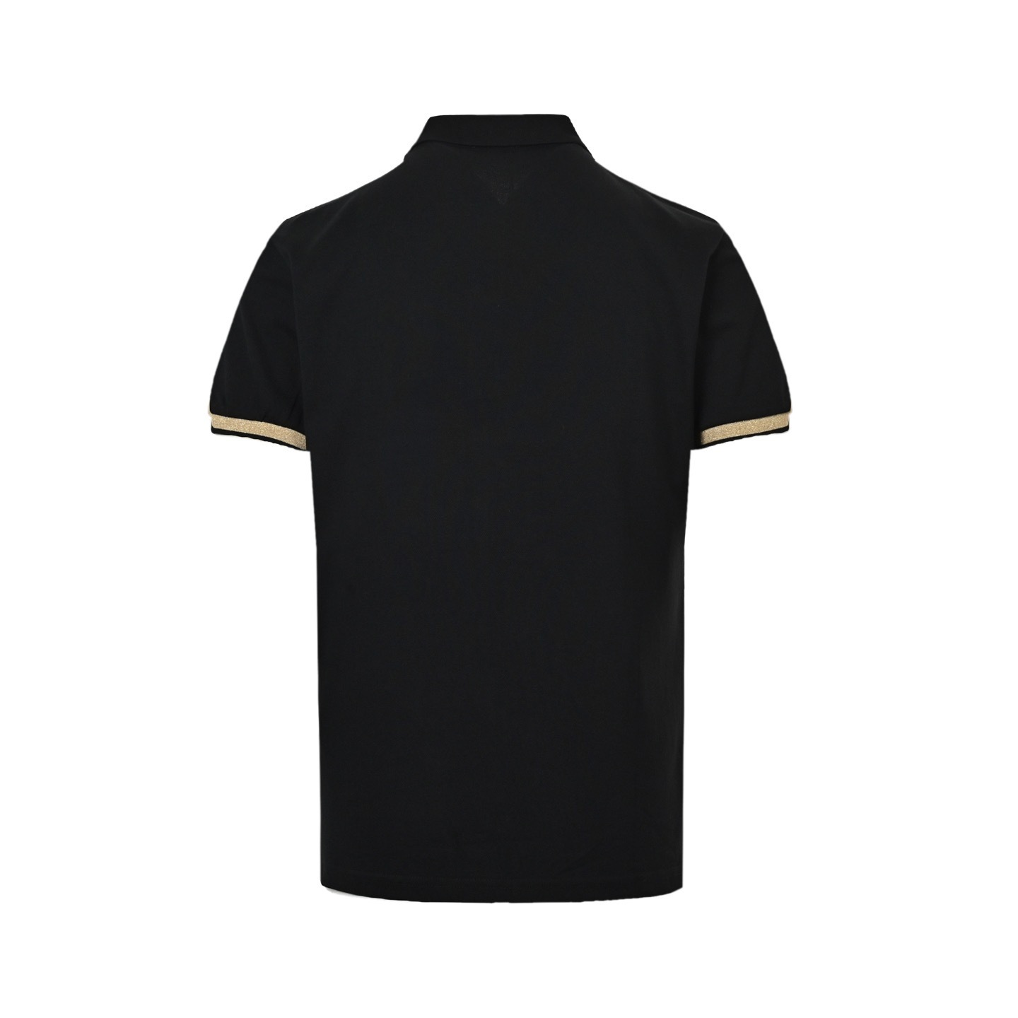 Dior 25ss CD gold thread embroidered lettering Polo short sleeve