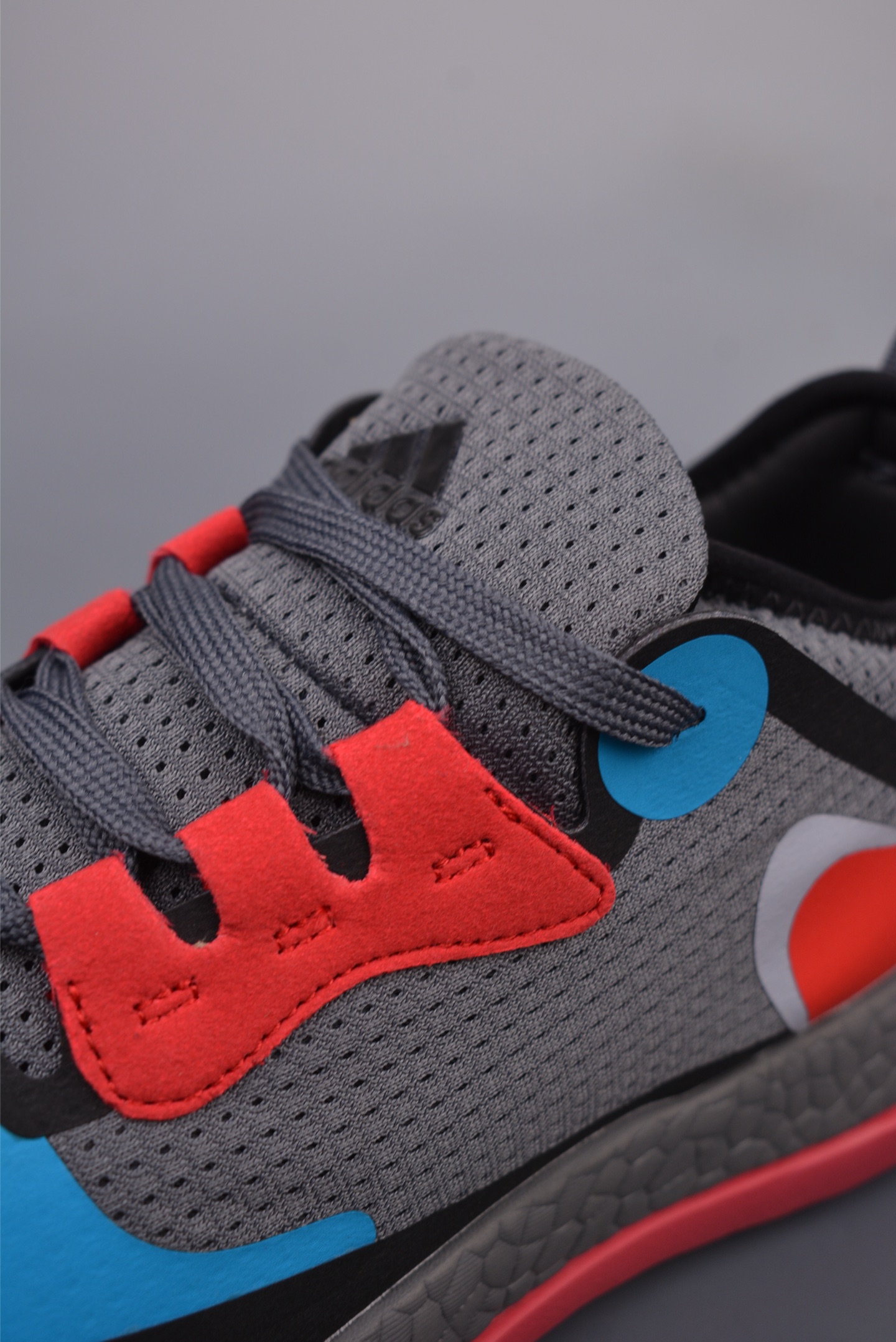 Adidas AlphaBounce Beyond M Grey Blue Red CG0080