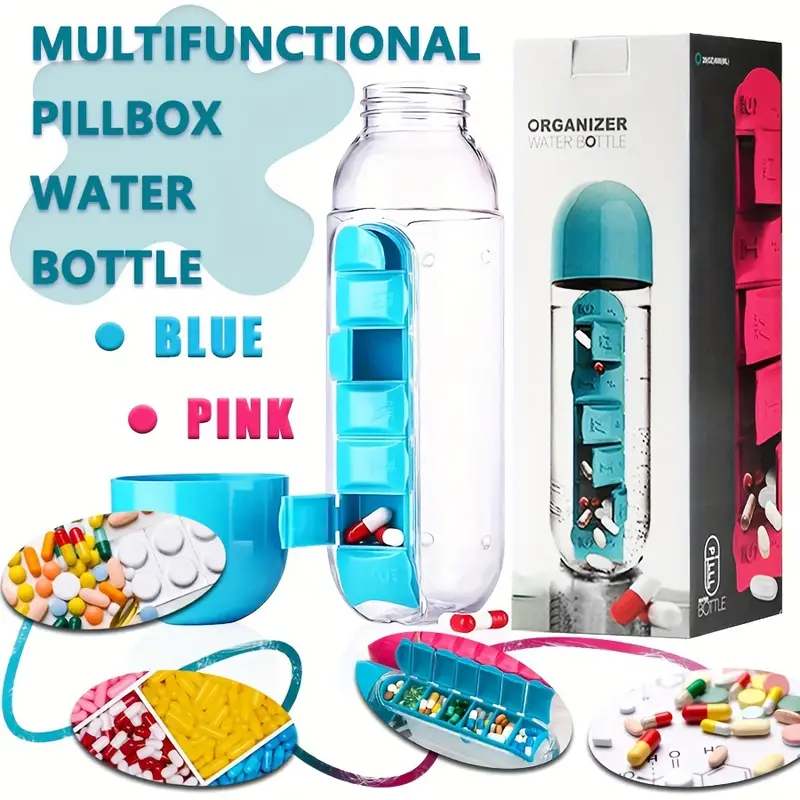 💊💊Three-in-one multifunctional medicine box water cup(🎉Flash Sale - 50% Off)