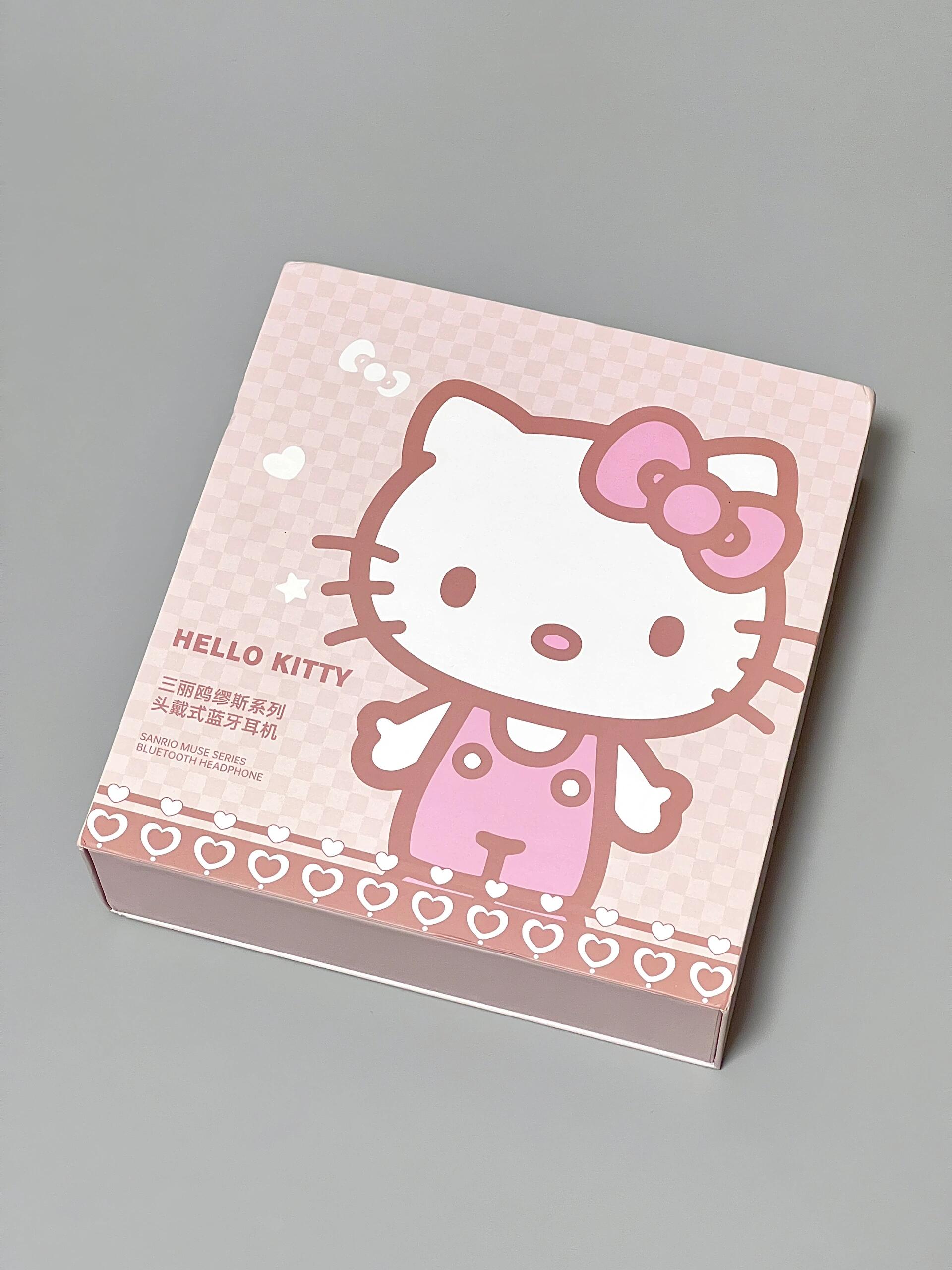 Sanrio Bluetooth Headphones Over Ear, 35H Playtime Retractable Foldable Headphones for Home Office Cellphone PC Ect.