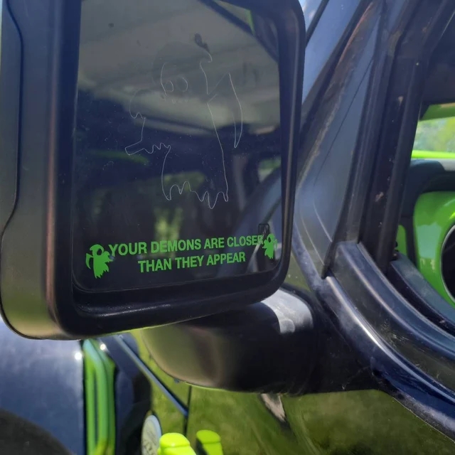 Your Demons Are Closer Than They Appear Vinyl Sticker