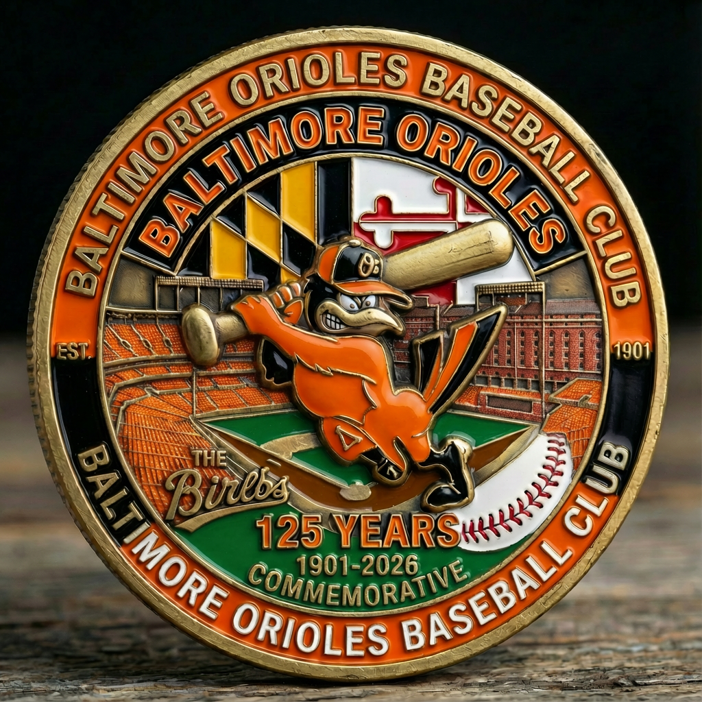Baltimore Orioles 125th Anniversary Commemorative Coin