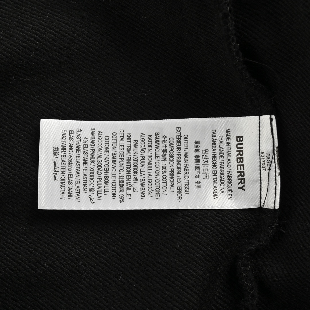 Burberry 24Fw blue bear print crew neck sweatshirt