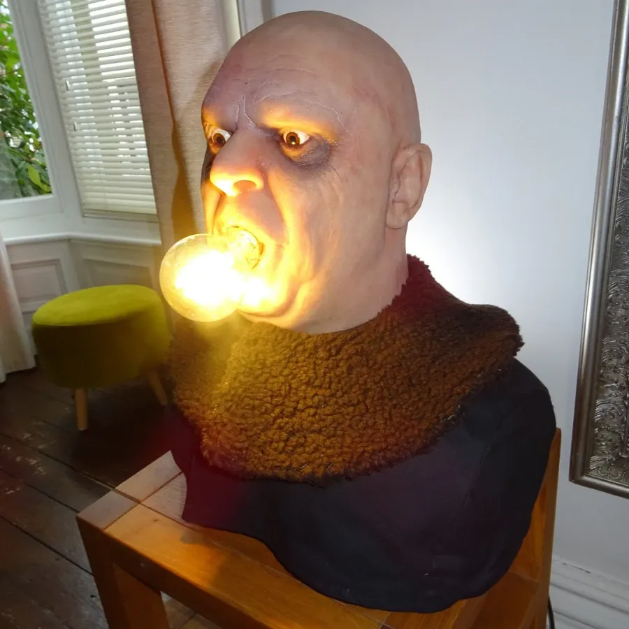 🎃HALLOWEEN SALE🎃 UNCLE FESTER LAMP (THE ADDAMS FAMILY 1964, 