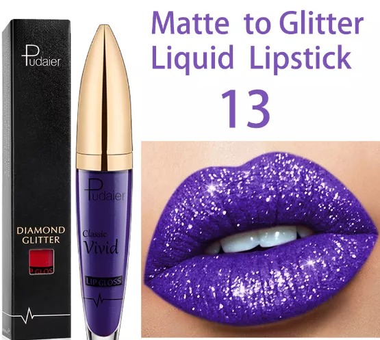 🔥Mother's Day Sale-[SAVE 50% OFF]--18 Color Diamond Shiny Long Lasting Lipstick--BUY 5 GET 10% OFF & FREE SHIPPING NOW