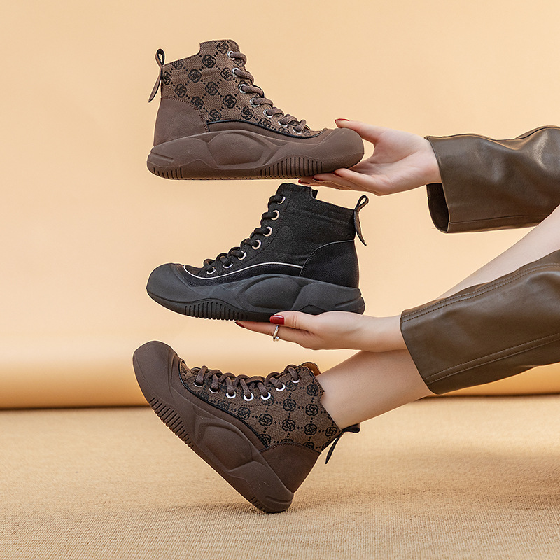 🎄Early Christmas Sale 49% OFF🔥Thick-soled plus velvet Martin boots (Cowhide)