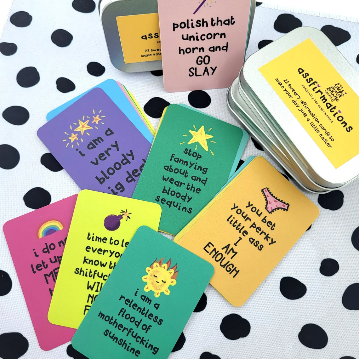 22 Sweary Assfirmations Cards Set