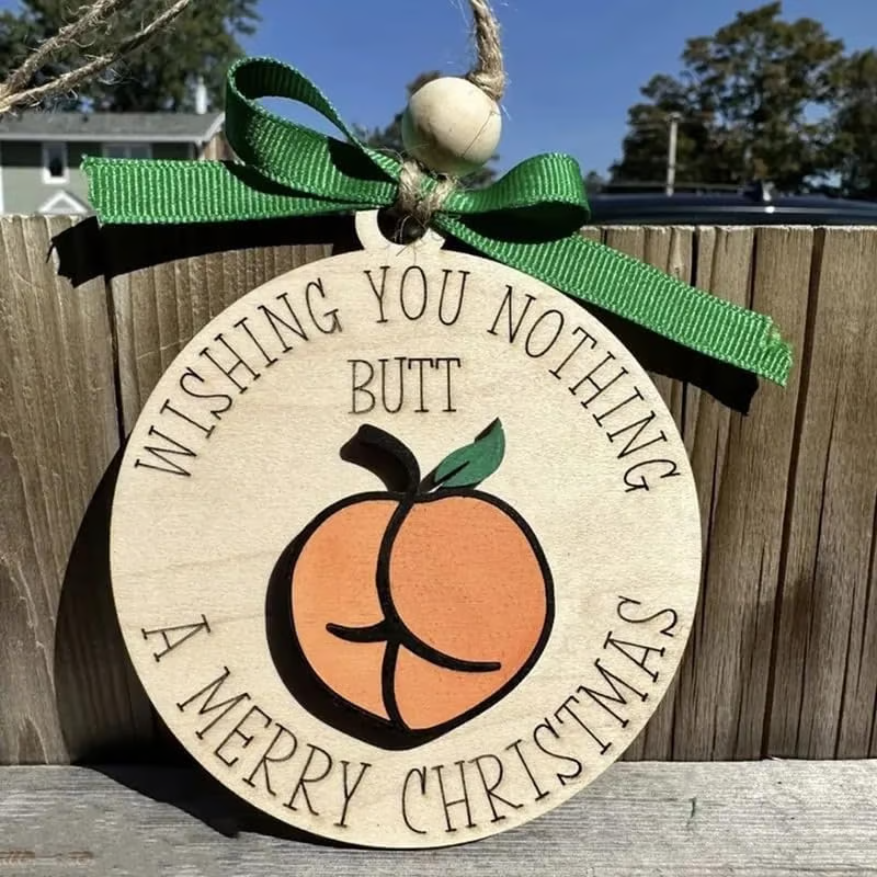 Funny Adult Christmas Ornament