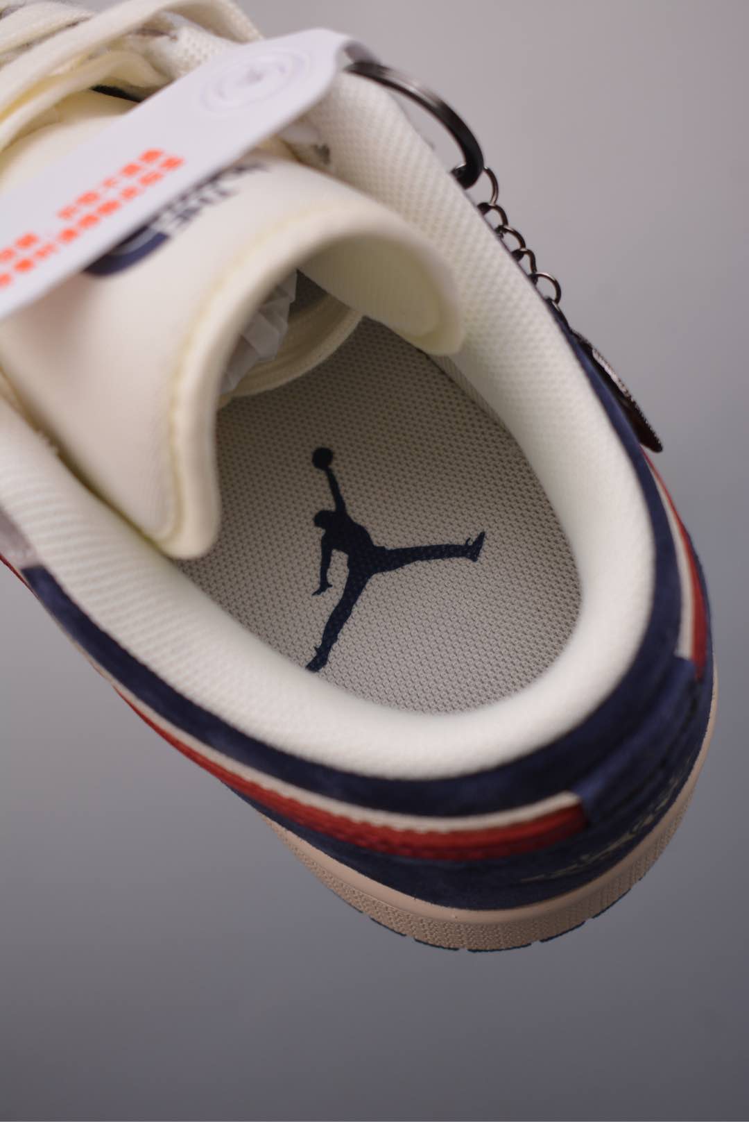 The North Face x Nike Air Jordan 1 Low OG Beige Gray Blue DM9188-012