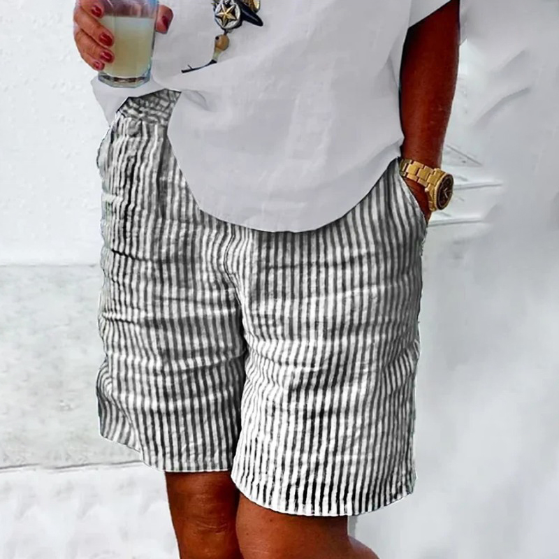 Stripe Printed Comfy Loosen Pants