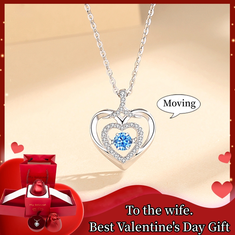 HOT SALE🔥Zirconia Heart Necklace - A necklace that beats with the frequency of the heart