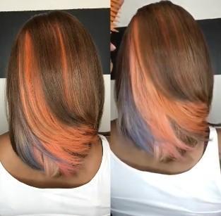 Luna L02 Shoulder Length Straight Layered Bob Hair Wig for Black Women