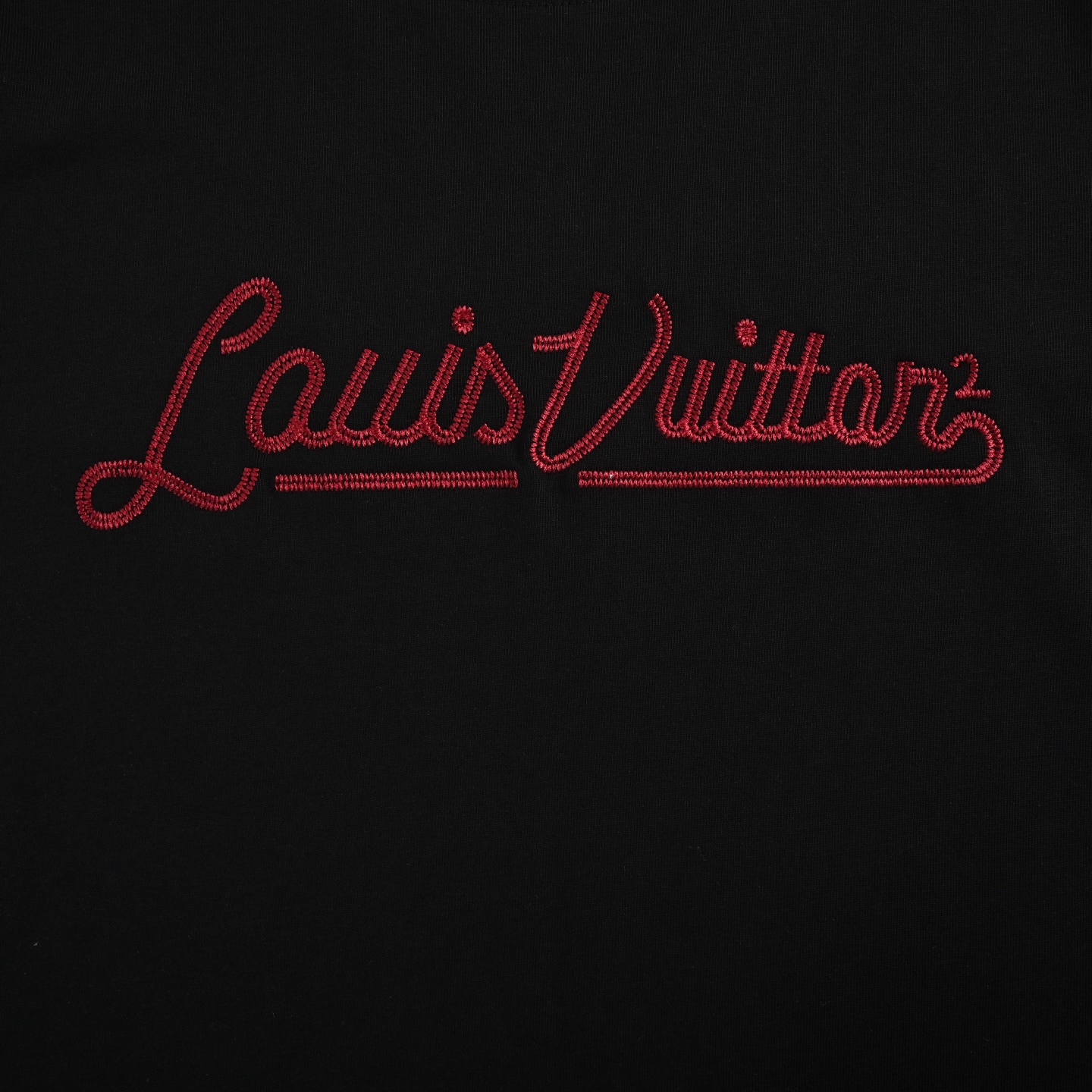 Louis Vuitton 25ss short sleeve with embroidered script