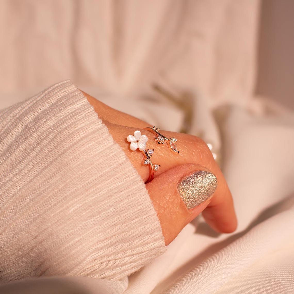 Pearl Sakura Ring