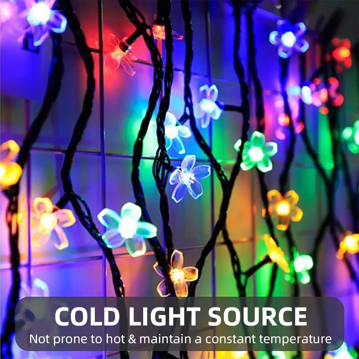 🔥ON SALE - 50% OFF🔥26FT 60 LED Flower Solar String Lights
