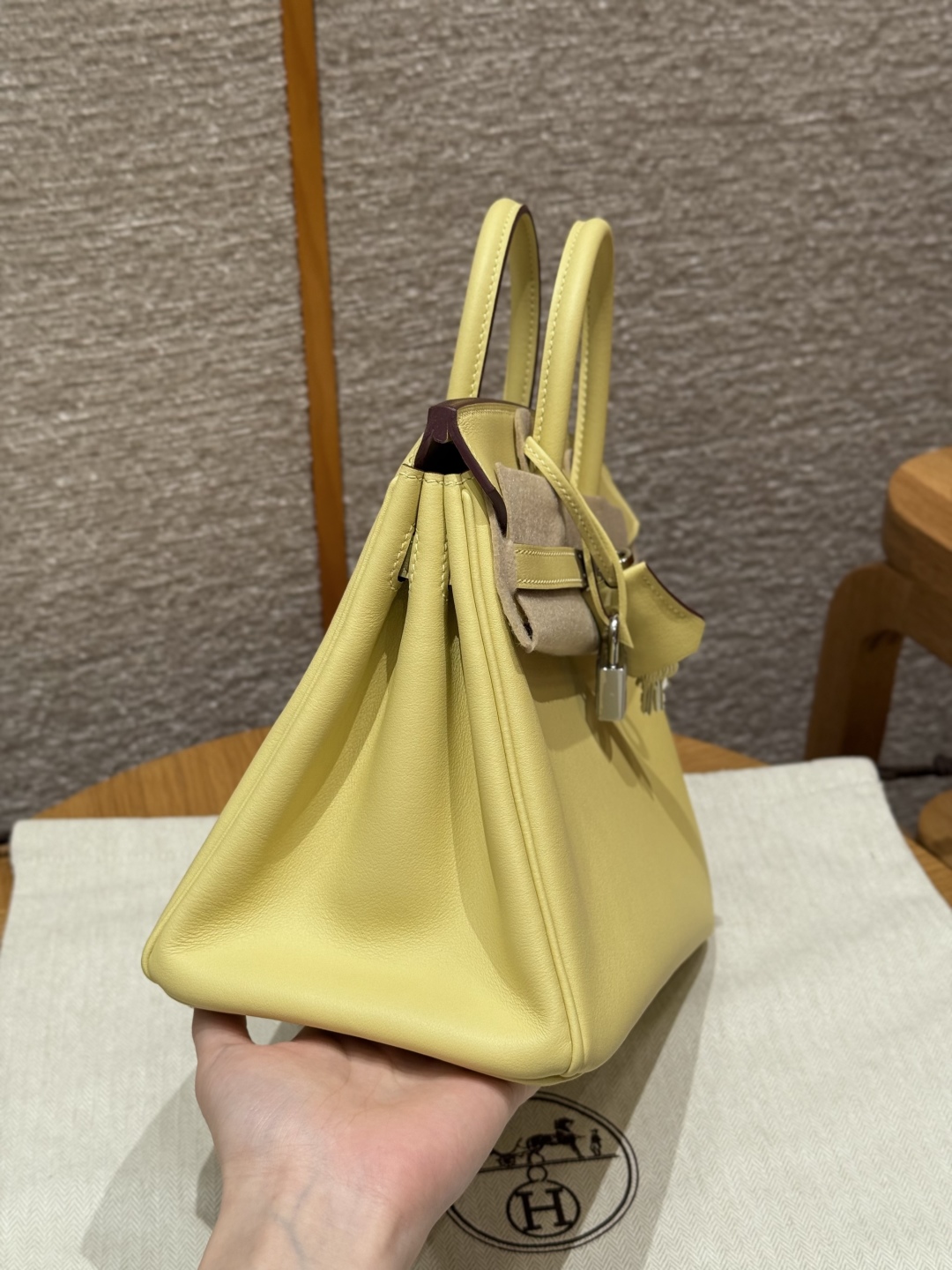 Hermes Birkin 1ZJaune Poussin Handbag (Handmade to Order)