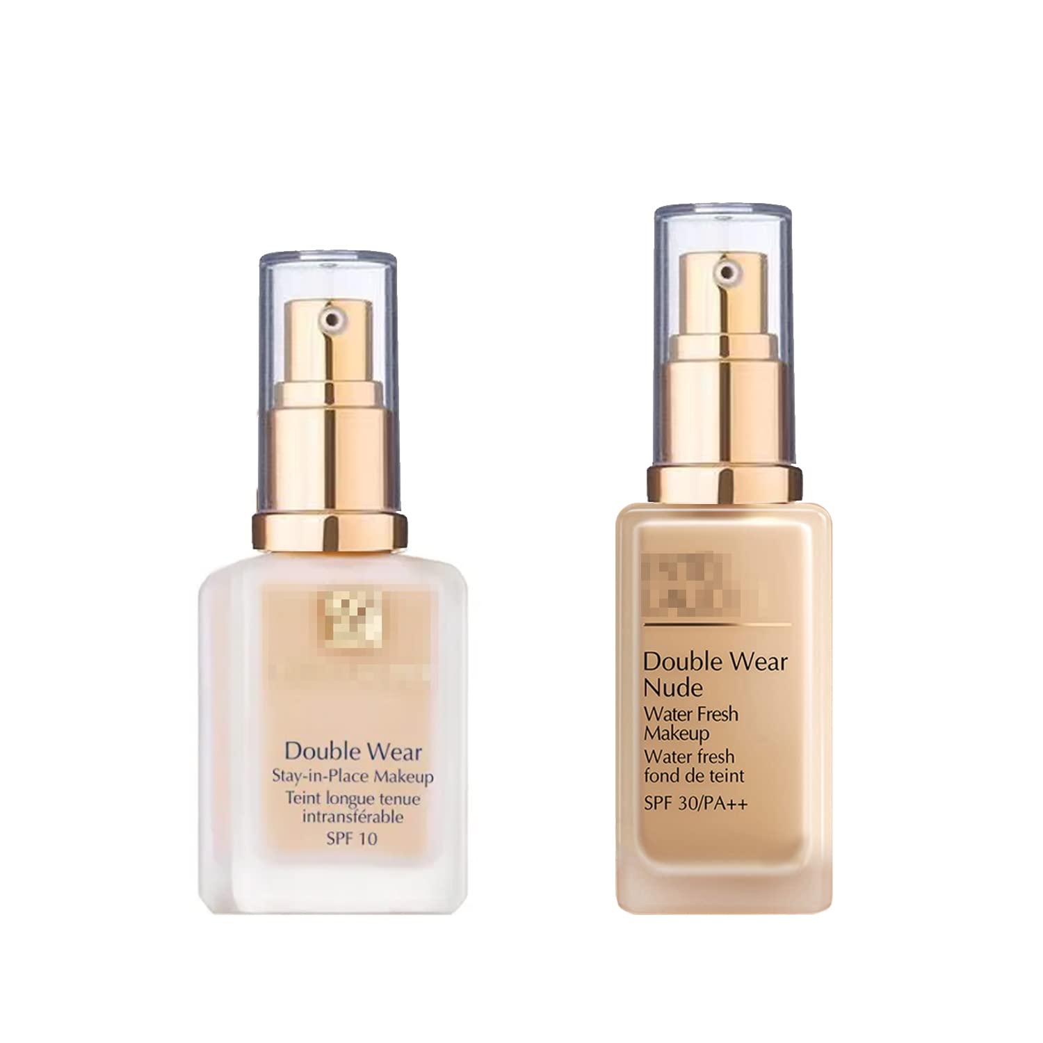 Transparent Cap Double Wear Foundation Pump