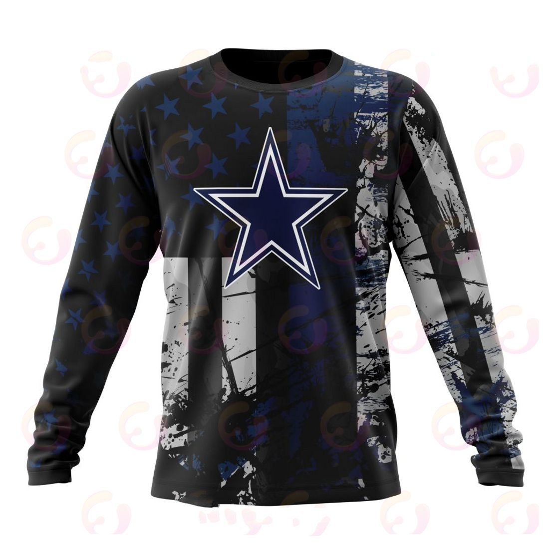 DALLAS COWBOYS 3D HOODIE JERSEY FOR AMERICA