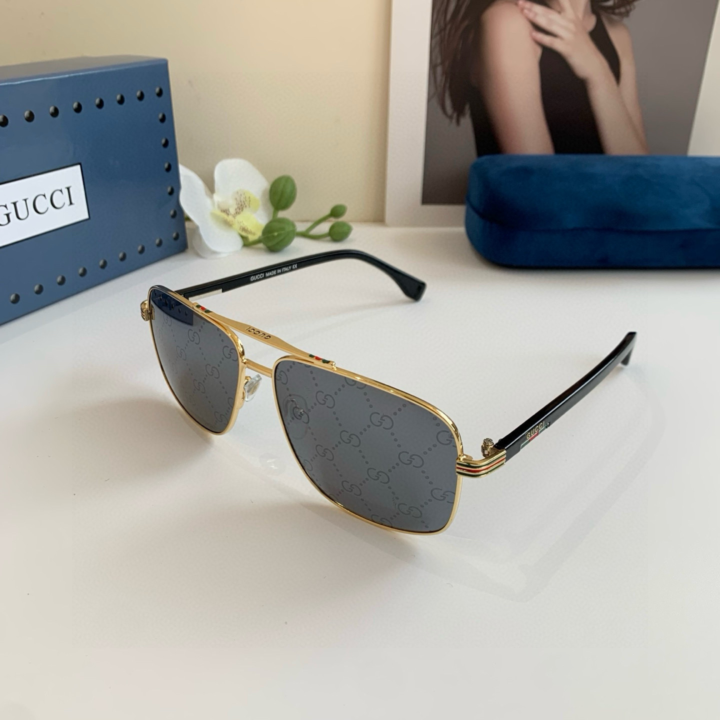 Gucci Round Frame Sunglasses