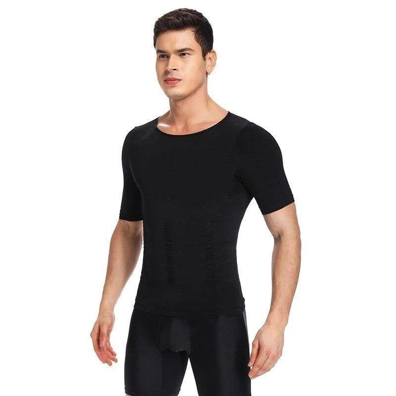 Men's Body Shaper Compression Workout T-shirt