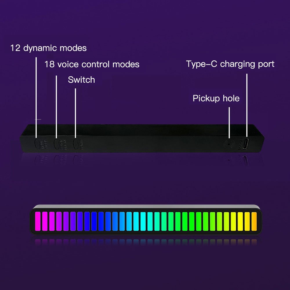 Sweetleo LED Sound Control Pickup Rhythm Lights