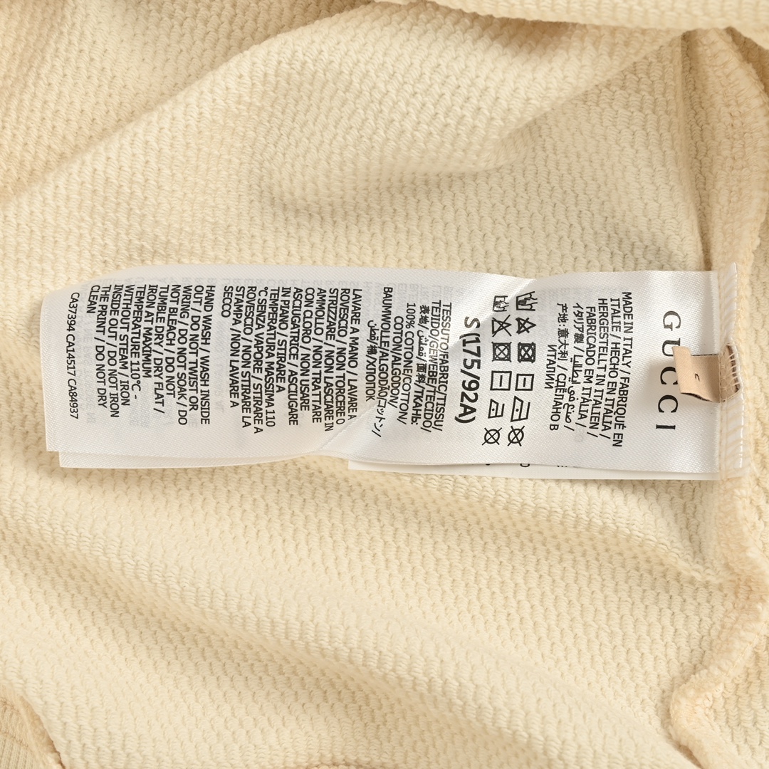 Gucci 24Fw crewneck sweatshirt with yellow duck print on the back