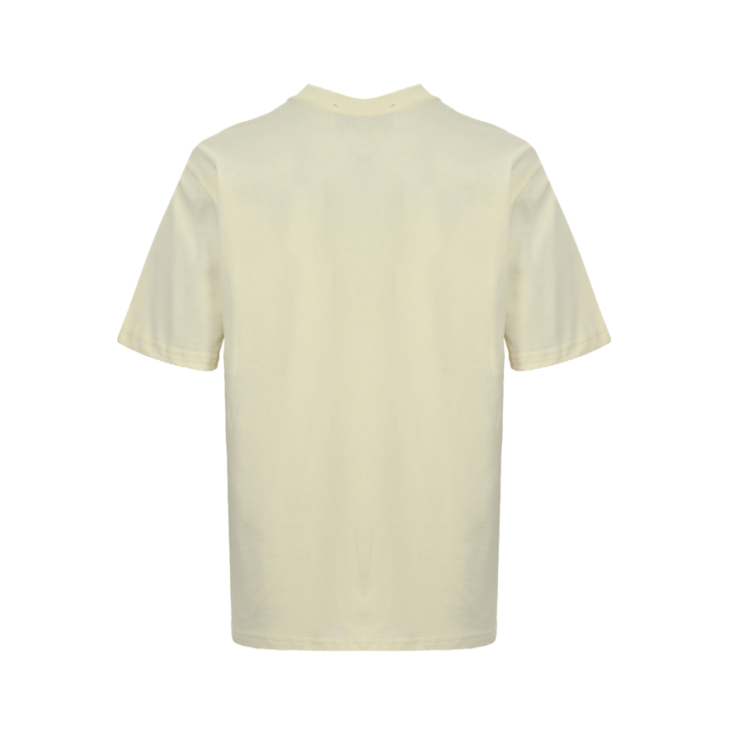 Gucci 25ss neckline lettering logo embroidered short sleeves